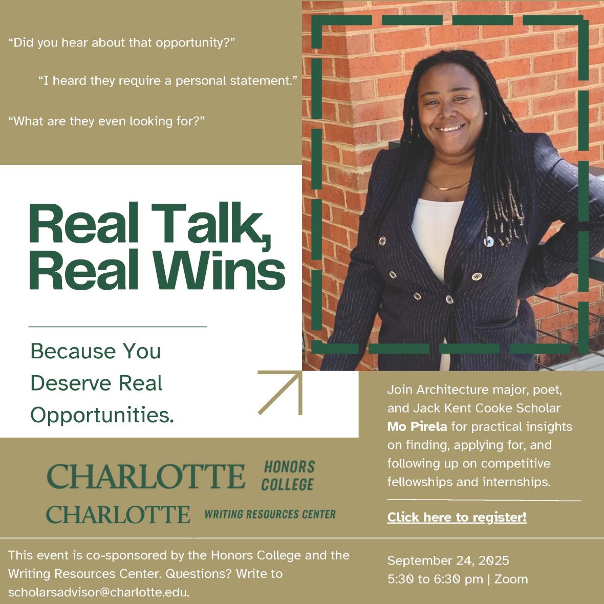 Image that displays afromentioned infromation about the webinar "Rea